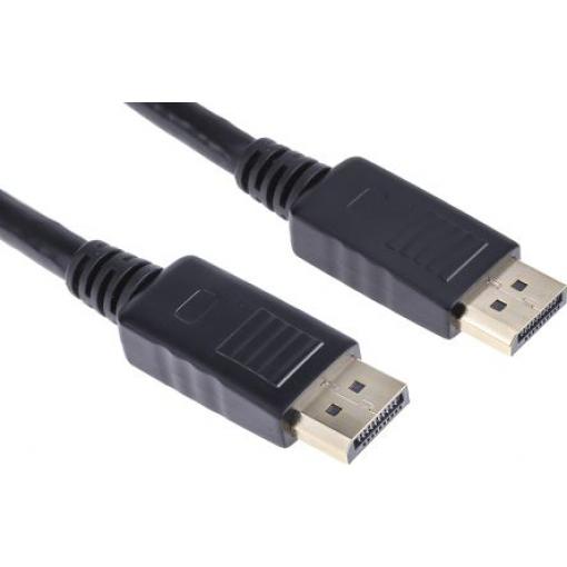 RS PRO, A: Vnější Display Port, B: Vnější Display Port, Polyvinylchlorid DisplayPort Kabely 1 m