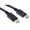 RS PRO, A: Vnější Display Port, B: Vnější Display Port, Polyvinylchlorid DisplayPort Kabely 3 m