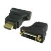 RS PRO AV adaptér, orientace těla: Rovný, adaptér z typu: HDMI Vnější, DVI-D, adaptér z typu: Video Vnitřní, Černá,