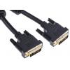 RS PRO, A: Vnější Duální propojení DVI-D, B: Vnější DVI-D 2 m Kabel DVI, Černá, Polyvinylchlorid