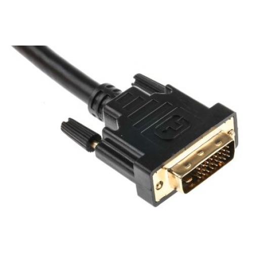 RS PRO, A: Vnější Duální propojení DVI-D, B: Vnější DVI-D 3 m Kabel DVI, Černá, Polyvinylchlorid