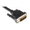 RS PRO, A: Vnější Duální propojení DVI-D, B: Vnější DVI-D 5 m Kabel DVI, Černá, Polyvinylchlorid