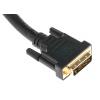 RS PRO, A: Vnější Duální propojení DVI-D, B: Vnější DVI-D 10 m Kabel DVI, Černá, Polyvinylchlorid