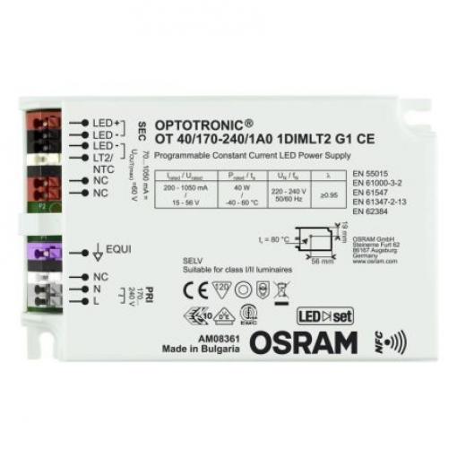LED ovladač, řada: OPTOTRONIC NFC 4052899517424  15/56 V 70 to 1050 mA 40 W ztlumování: AstroDIM IP20 Osram