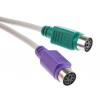 RS PRO Sestava smíšených kabelů KVM Vnější, A: USB typu A, B: PS2 x 2 Vnitřní 300 mm, Šedá