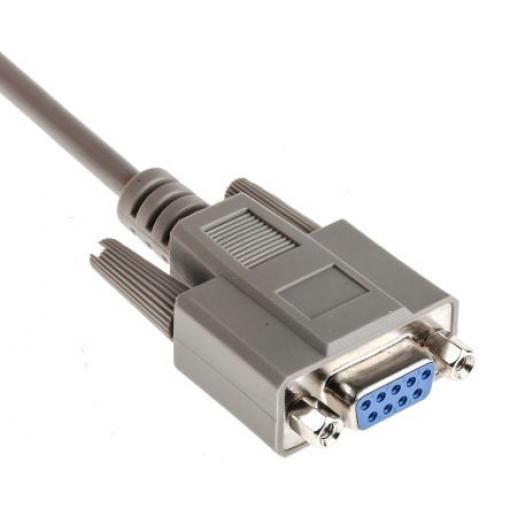 RS PRO Sériový kabel, A: Vnější délka 2 m, A: D-Sub 9pin, B: Vnitřní, Polyvinylchlorid