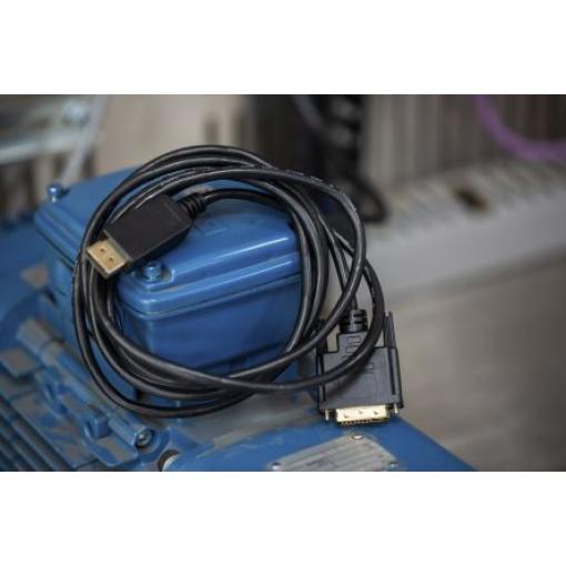 RS PRO, A: Vnější Duální propojení DVI-D, B: Vnější DVI-D, Polyvinylchlorid DisplayPort Kabely 2 m