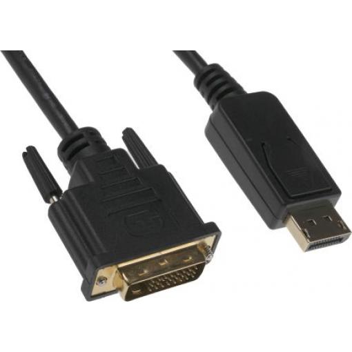 RS PRO, A: Vnější Duální propojení DVI-D, B: Vnější DVI-D, Polyvinylchlorid DisplayPort Kabely 5 m