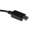 RS PRO, A: Vnější Display Port, B: Vnitřní DVI-D, Polyvinylchlorid DisplayPort Kabely 150 mm