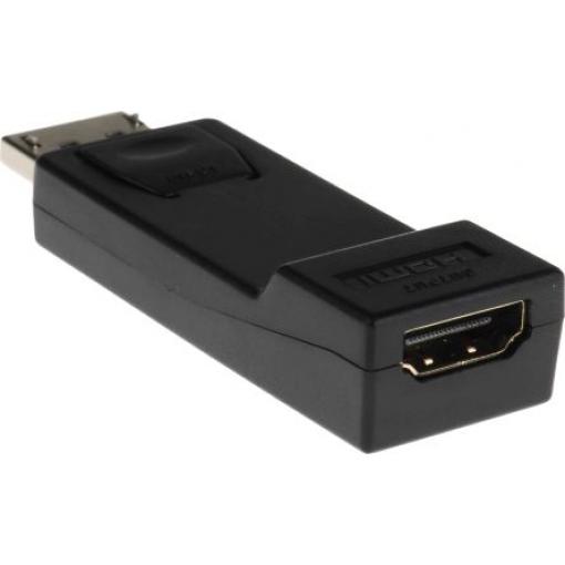 RS PRO AV adaptér, orientace těla: Rovný, adaptér z typu: Display Port Vnější, HDMI, adaptér z typu: DisplayPort na HDMI