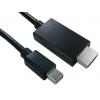 RS PRO, A: Vnější Mini DisplayPort, B: Vnější HDMI, Polyvinylchlorid DisplayPort Kabely 2 m