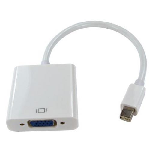 RS PRO, A: Vnější Mini DisplayPort, B: Vnitřní VGA, ABS DisplayPort Kabely 150 mm