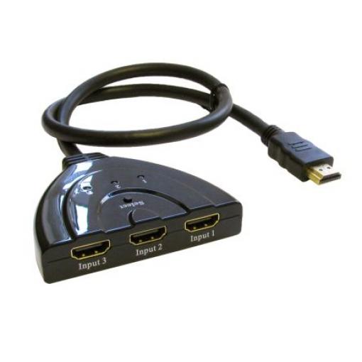 Přepínač HDMI 4portový 1080p 1 3 RS PRO