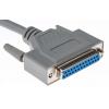 RS PRO Sériový kabel, A: Vnější délka 2 m, A: D-sub 25kolíkový, B: Vnitřní, B: DB25, Polyvinylchlorid
