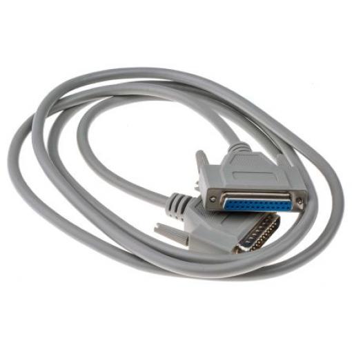 RS PRO Sériový kabel, A: Vnější délka 2 m, A: D-sub 25kolíkový, B: Vnitřní, B: DB25, Polyvinylchlorid