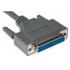 RS PRO Sériový kabel, A: Vnější délka 10 m, A: D-sub 25kolíkový, B: Vnitřní, B: DB25, Polyvinylchlorid
