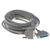 RS PRO Sériový kabel, A: Vnější délka 10 m, A: D-sub 25kolíkový, B: Vnitřní, B: DB25, Polyvinylchlorid