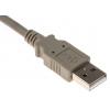 RS PRO Kabel USB do zásuvky IC Vnější, A: USB typu A, 2 m Vnější, Šedá, B: USB typu A