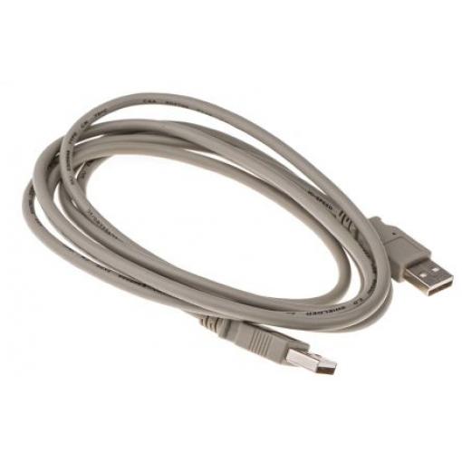 RS PRO Kabel USB do zásuvky IC Vnější, A: USB typu A, 2 m Vnější, Šedá, B: USB typu A