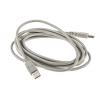 RS PRO Kabel USB do zásuvky IC Vnější, A: USB typu A, 3 m Vnější, Šedá, B: USB typu A
