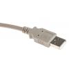 RS PRO Kabel USB do zásuvky IC Vnější, A: USB typu A, 1 m Vnitřní, Šedá, B: USB typu A
