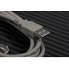 RS PRO Kabel USB do zásuvky IC Vnější, A: USB typu A, 2 m Vnější, Šedá, B: USB B