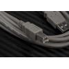 RS PRO Kabel USB do zásuvky IC Vnější, A: USB typu A, 2 m Vnější, Šedá, B: USB B