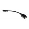 RS PRO Kabel USB do zásuvky IC Vnější, A: USB typ B, 150 mm Vnitřní, Černá, B: USB typu A