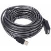 RS PRO Kabel USB do zásuvky IC Vnější, A: USB typu A, 12 m Vnitřní, Černá, B: USB typu A