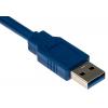 RS PRO Kabel USB do zásuvky IC Vnější, A: USB typu A, 1 m Vnější, Modrá, B: USB B