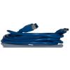 RS PRO Kabel USB do zásuvky IC Vnější, A: USB typu A, 3 m Vnější, Modrá, B: USB B