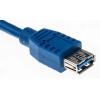 RS PRO Kabel USB do zásuvky IC Vnější, A: USB typu A, 3 m Vnitřní, Modrá, B: USB typu A