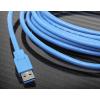 RS PRO Kabel USB do zásuvky IC Vnější, A: USB typu A, 5 m Vnitřní, Modrá, B: USB typu A