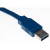 RS PRO Kabel USB do zásuvky IC Vnější, A: USB typu A, 5 m Vnější, Modrá, B: USB typu A