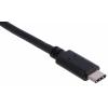RS PRO Kabel USB do zásuvky IC Vnější, A: USB typu C, 1 m Vnější, Černá, B: USB typu A