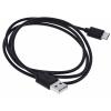RS PRO Kabel USB Vnější, A: USB typu C, 1 m Vnější, Černá, B: USB typu A