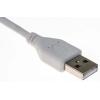 RS PRO Kabel USB do zásuvky IC Vnější, A: USB typu A, 1.8 m Vnitřní, Bílá, B: USB typu A