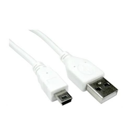 RS PRO Kabel USB do zásuvky IC Vnější, A: USB typu A, 3 m Vnější, Bílá, B: Micro USB typ B