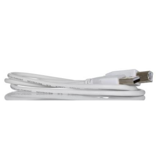 RS PRO Kabel USB do zásuvky IC Vnější, A: USB typu A, 800 mm Vnější, Bílá, B: USB B