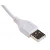 RS PRO Kabel USB do zásuvky IC Vnější, A: USB typu A, 3 m Vnější, Bílá, B: USB B
