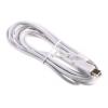 RS PRO Kabel USB do zásuvky IC Vnější, A: USB typu A, 3 m Vnější, Bílá, B: USB B
