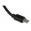 RS PRO Kabel USB do zásuvky IC Vnější, A: USB typu A, 150 mm Vnější, Černá, B: Micro USB typ B