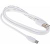 RS PRO Kabel USB do zásuvky IC Vnější, A: USB typu A, 1 m Vnější, Bílá, B: Micro USB typ B