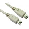 RS PRO Kabel USB Vnější, A: Mini USB typu A, 1 m Vnější, Šedá, B: Micro USB typ B