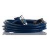 RS PRO, A: Vnější VGA, B: Vnitřní SVGA Kabel VGA 5 m, Modrá