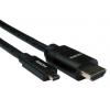 RS PRO 1.5 m, A: Vnější Micro HDMI, B: Vnější HDMI