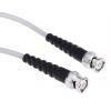 Koaxiální kabel, řada: BNC RF, Šedá Polyvinylchlorid, vnější průměr: 4.7 mm OD 1 m 50 Ω RS PRO S koncovkou