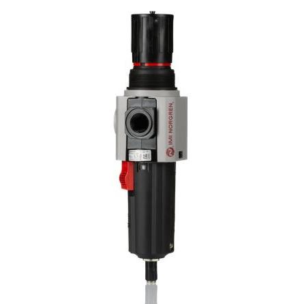 Regulátor s filtrem, řada: Excelon Plus 5 μm, přípojka portu: 1/2 in G, max. tlak: 10 bar Automatické 1/8 in Norgren