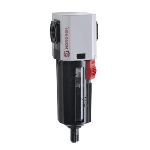 Pneumatický filtr, řada: Excelon Plus 5 μm, max. průtok: 4680 L/min, přípojka portu: 3/8 in G Automatické 10 bar Norgren