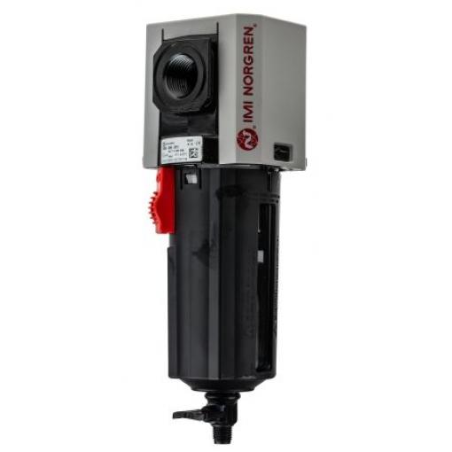 Pneumatický filtr, řada: Excelon Plus 40 μm, max. průtok: 4680 L/min, přípojka portu: 1/2 in G Ruční 10 bar Norgren